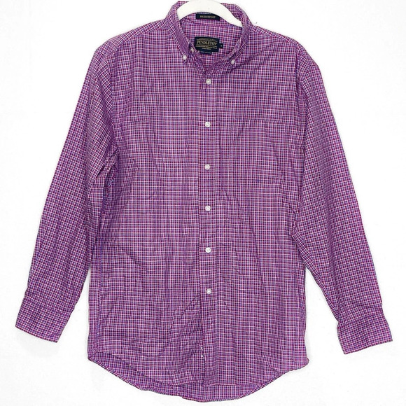 Pendleton Other - Pendleton Men's Bridgeport Long Sleeve Button Down Purple Plaid Shirt Size Small